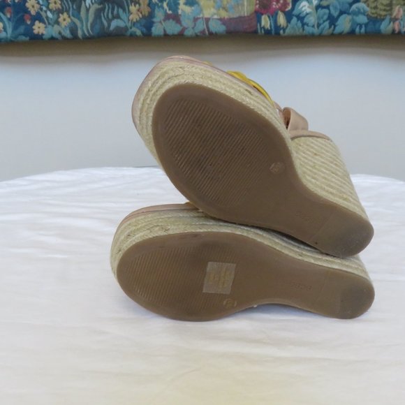 BCBGenetation Lemon glow Wedge Platform Espadrille 7 - Picture 9 of 9